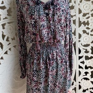 Knox Rose Vintage Wine NWT Dress